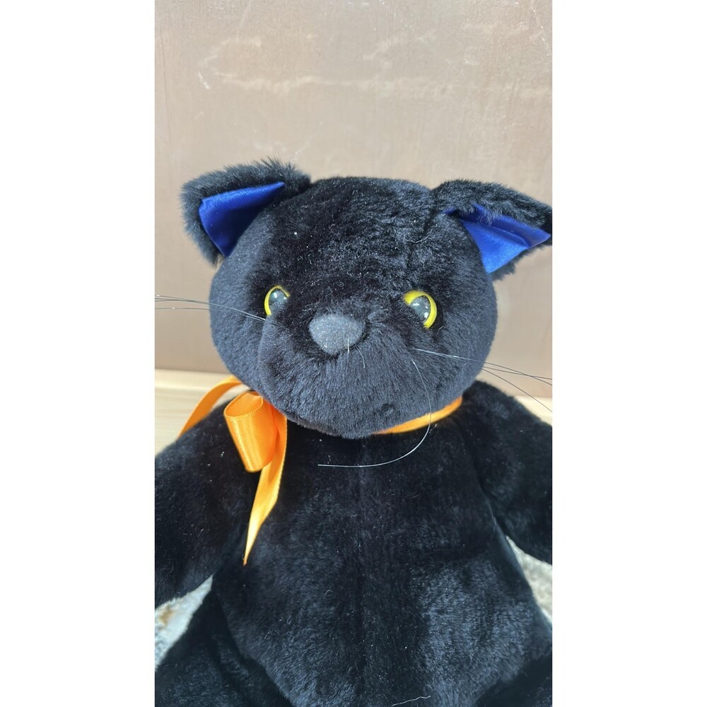 Hallmark Plush Black Halloween Kitty